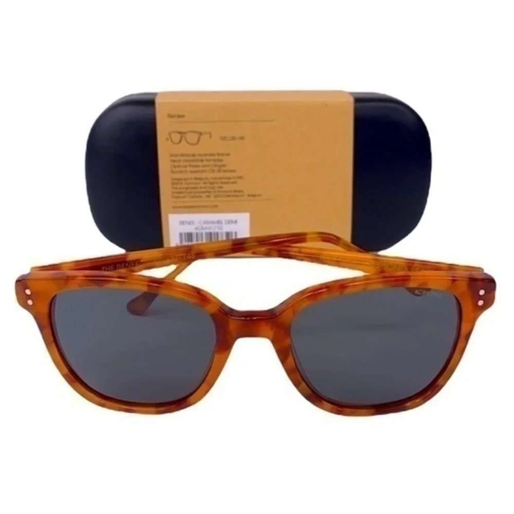 KOMONO sunglasses Renee Caramel Demi NEW tortoiseshell tan brown